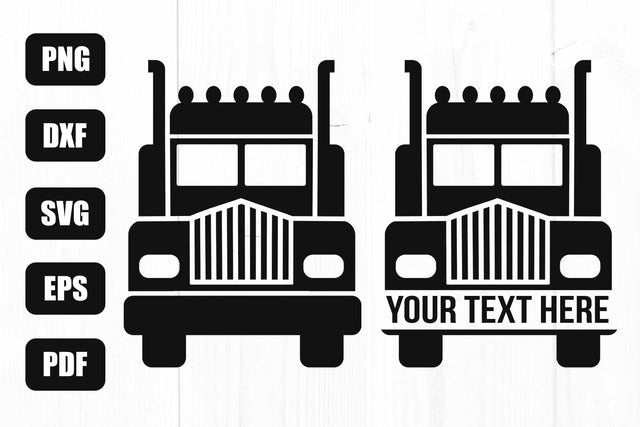 Truck Svg, Transport Truck Svg, Semi Truck Svg, Trucker Svg, Truck Logo SVG Litke Designs 