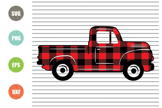 Truck SVG , Vintage Farm Truck Svg, Leopard Print Truck, Grunge Pickup Truck, Kids Silhouette Png Eps Dxf Vinyl Decal Digital Cut File SVG Artstoredigital 