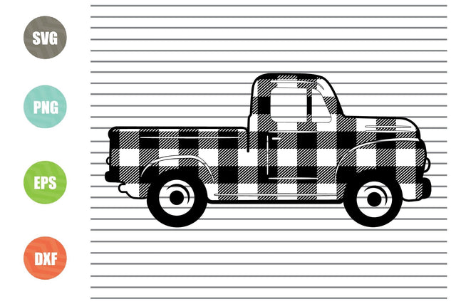 Truck SVG , Vintage Farm Truck Svg, Leopard Print Truck, Grunge Pickup Truck, Kids Silhouette Png Eps Dxf Vinyl Decal Digital Cut File SVG Artstoredigital 