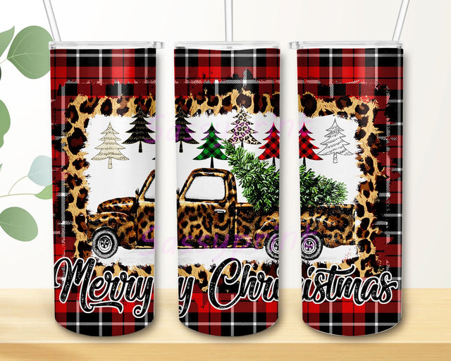Truck Tumbler Tumbler, Tumbler png, Tree Png, Cross PNG, Merry christmas, Skinny Tumbler wrap 20 oz PNG, Digital download, Sublimation png Sublimation sassyprint 