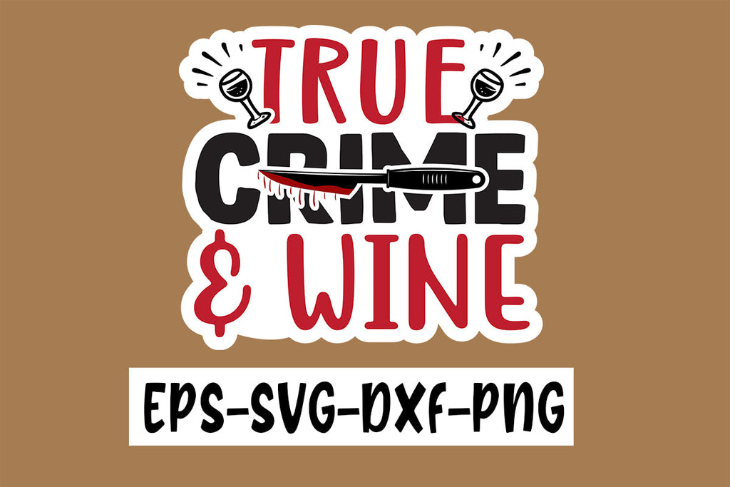 True Crime Sticker Design Bundle - So Fontsy