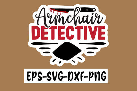 True Crime Sticker Design Bundle SVG CraftingStudio 