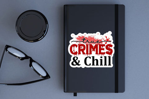True Crime Stickers Bundle Sublimation Regulrcrative 