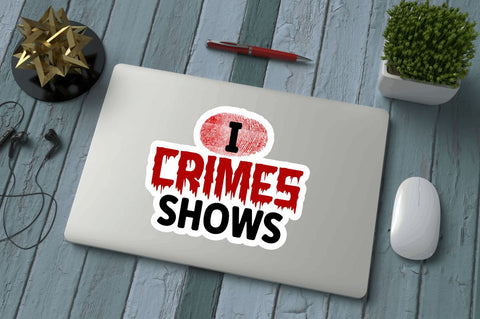 True Crime Stickers Bundle Sublimation Regulrcrative 