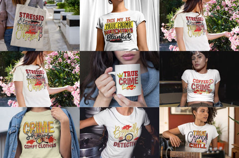 True Crime Sublimation Bundle Sublimation Regulrcrative 