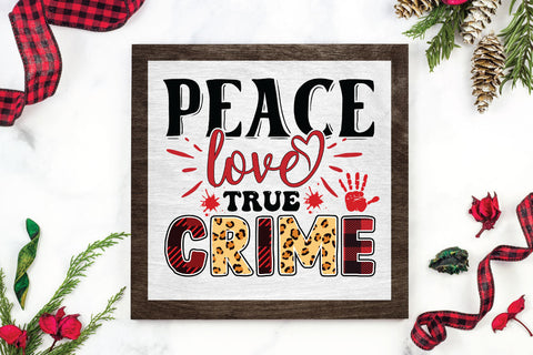 True Crime Sublimation Design Bundle SVG CraftingStudio 