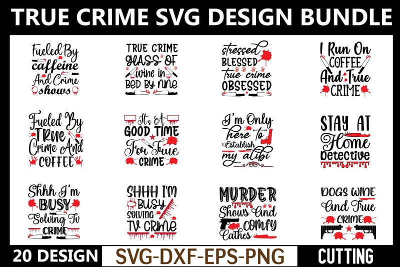 true crime svg bundle 1 SVG buydesign 