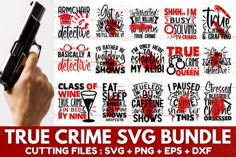 True Crime SVG Bundle SVG Designangry 