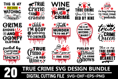 True crime Svg Bundle SVG md faruk hossain 
