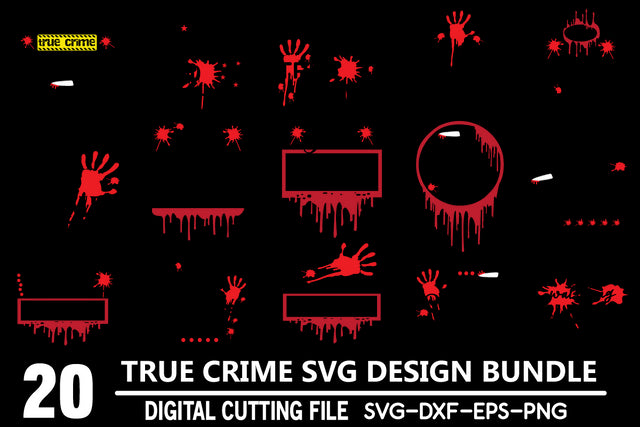 True crime Svg Bundle SVG md faruk hossain 