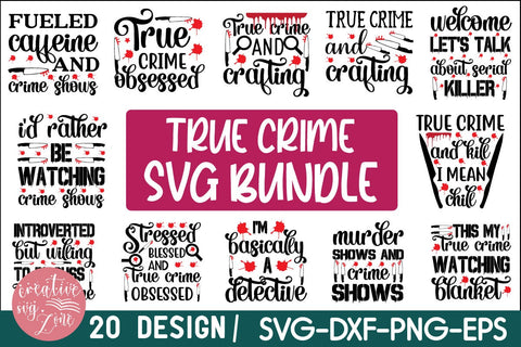 True Crime Svg Bundle SVG md faruk hossain 