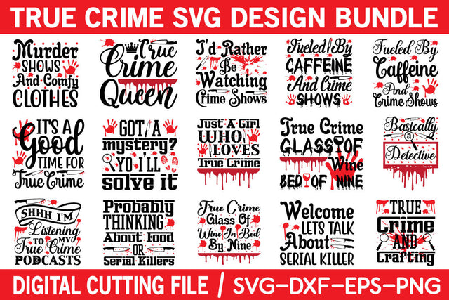 True Crime svg design bundle SVG sk.swapon Roy 