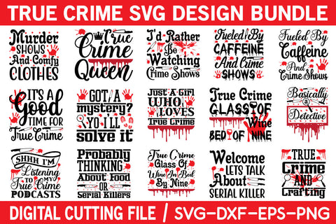 True Crime svg design bundle SVG sk.swapon Roy 