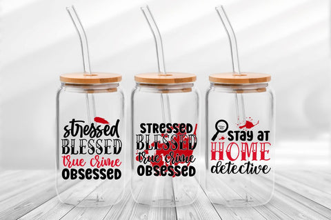True Crime Wrap For Libbey Glass SVG Bundle SVG Regulrcrative 