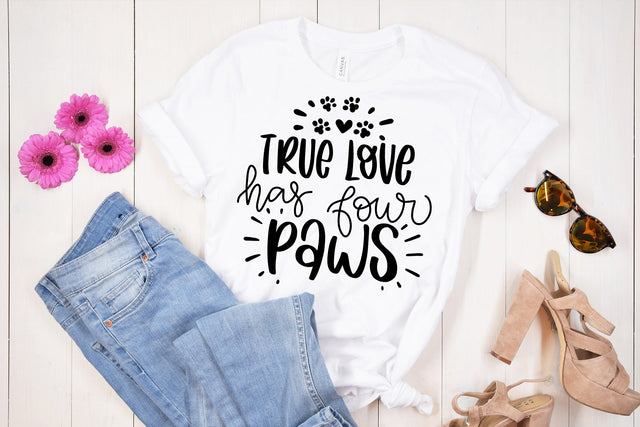True Love Has Four Paws SVG SVG dapiyupi store 