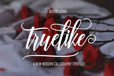 Truelike Script Font PolemStudio 