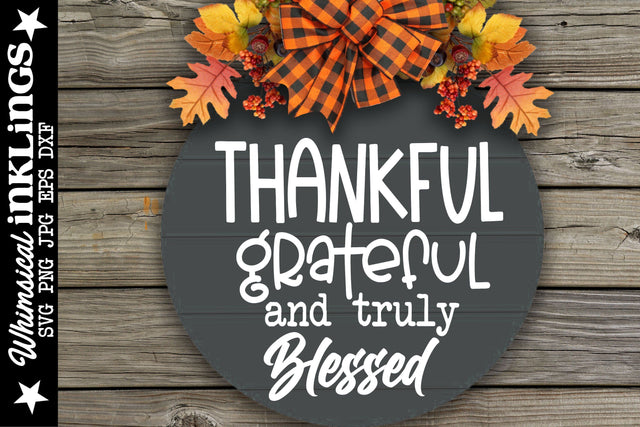 Truly Blessed-Round SVG SVG Whimsical Inklings 