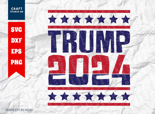 Trump 2024 SVG Cut File, Tshirt Design, Trump 2024 Quote Design Svg SVG ETC Craft 