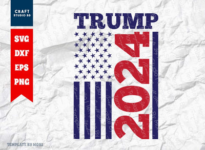 Trump 2024 SVG Cut File, Tshirt Design, Trump 2024 Quote Design Svg SVG ETC Craft 