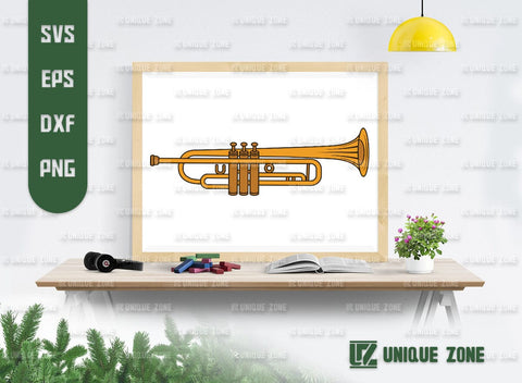 Trumpet SVG Bundle, Trumpet Clipart, Horn Trumpet Svg, French Horn Svg, Standard Trumpet Svg, Trombone Svg, Jazz Svg, SVG Unique Zone 