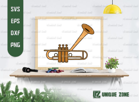 Trumpet SVG Bundle, Trumpet Clipart, Horn Trumpet Svg, French Horn Svg, Standard Trumpet Svg, Trombone Svg, Jazz Svg, SVG Unique Zone 