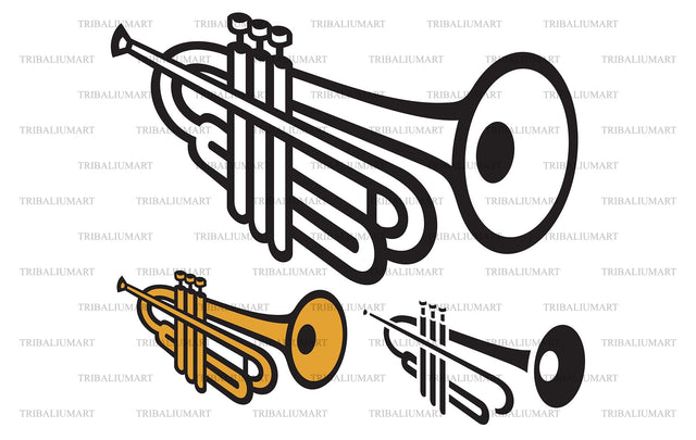 Trumpet SVG TribaliumArtSF 