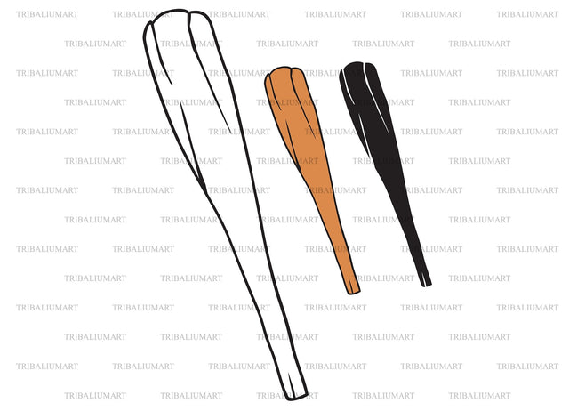 Truncheon or cudgel SVG TribaliumArtSF 