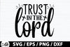 Trust in the lord SVG SVG akazaddesign 