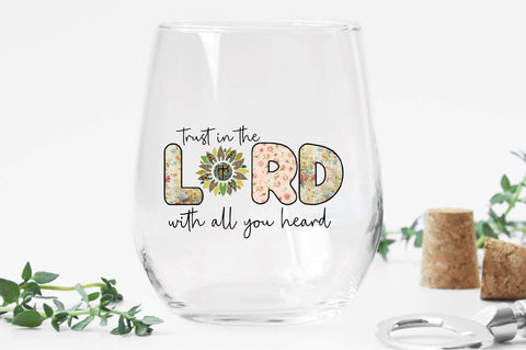 Trust In The Lord With All You Heard Sublimation Creativeart88 