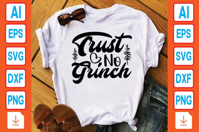 Trust No Grinch SVG Craftlabsvg24 