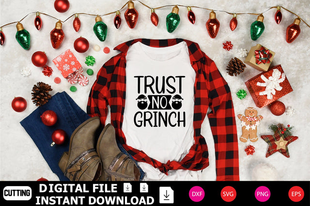 Trust No Grinch SVG Shahin alam 