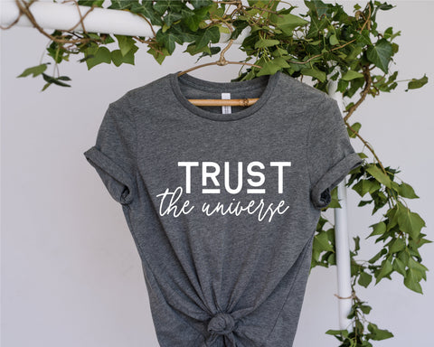 Trust the Universe SVG, Inspirational Svg, Spiritual svg, Witchy Woman SVG, Yoga Svg, Meditation Svg, Manifest Svg, svg for shirt, png dxf SVG Fauz 