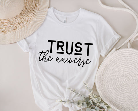 Trust the Universe SVG, Inspirational Svg, Spiritual svg, Witchy Woman SVG, Yoga Svg, Meditation Svg, Manifest Svg, svg for shirt, png dxf SVG Fauz 