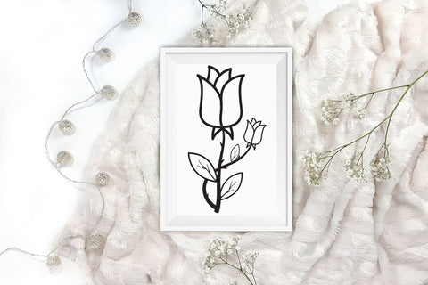Tulip SVG, Flower SVG, Floral Elements SVG CraftLabSVG 