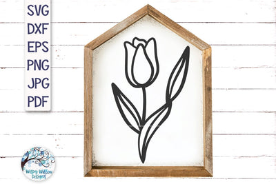 Tulip Svg SVG Wispy Willow Designs 