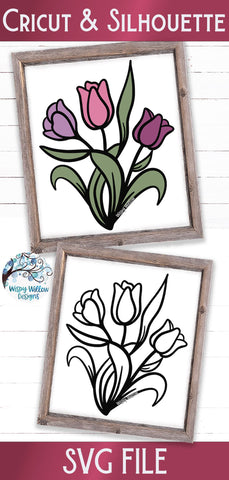 Tulip SVG SVG Wispy Willow Designs 