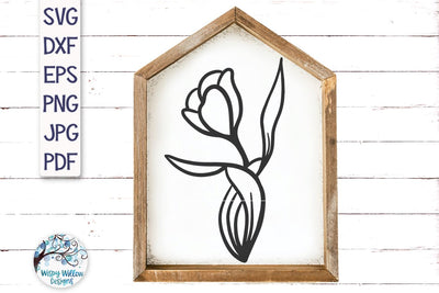 Tulip Svg SVG Wispy Willow Designs 
