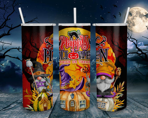 Tumbler 20oz Halloween Horror Scary spooky Season Pumpkins PNG Sublimation Designs, Trick or Treat Tumbler Wrap Png Digital Downloads Digital Pattern BOO-design 