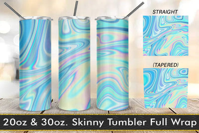 Tumbler design blue wave grainy texture background Sublimation artnoy 
