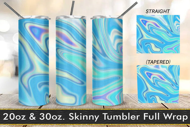 Tumbler design blue wave grainy texture background Sublimation artnoy 