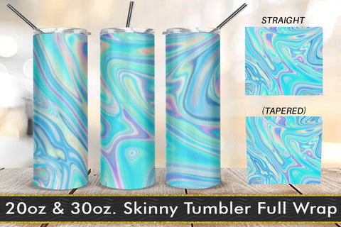 Tumbler design blue wave grainy texture background Sublimation artnoy 