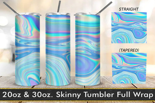 Tumbler design blue wave grainy texture background Sublimation artnoy 