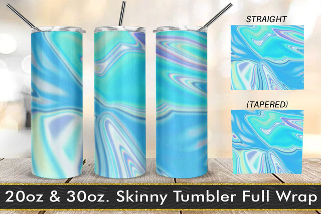 Tumbler design blue wave texture background Sublimation artnoy 