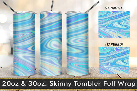 Tumbler design blue wave texture background Sublimation artnoy 