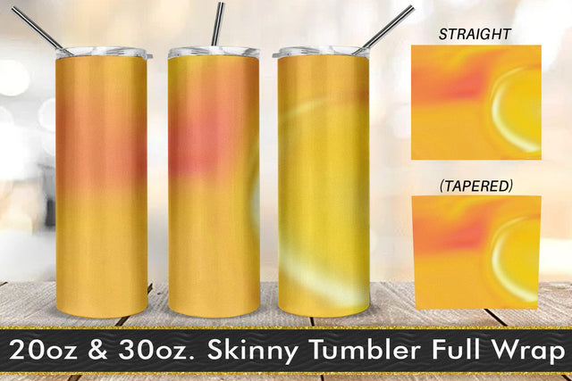 Tumbler design grain texture gradient orange background Sublimation artnoy 