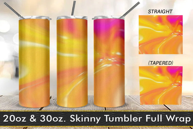 Tumbler design grain texture gradient orange background Sublimation artnoy 