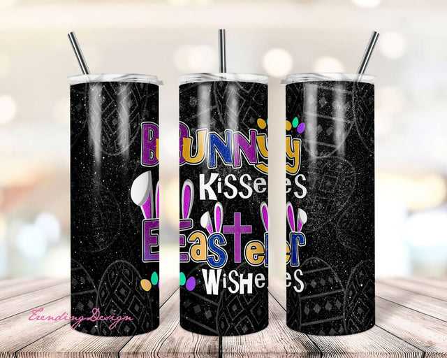 Tumbler Design Happy Easter PNG Sublimation Tumbler 20oz Easter Bunny Tumbler PNG Easter Eggs Sublimation Design Easter Flowers Tumbler PNG Sublimation TrendingDesign 