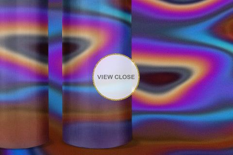 Tumbler design liquid grain texture holographic color Sublimation artnoy 