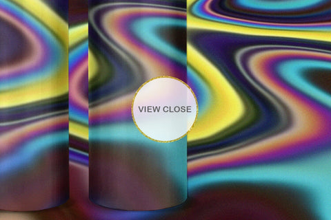 Tumbler design liquid grain texture holographic color Sublimation artnoy 