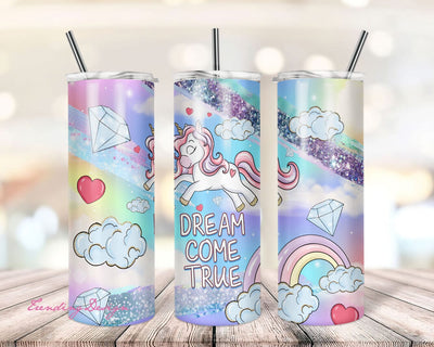 Tumbler Design Magical Unicorn Motivational Quote PNG Sublimation Tumbler 20oz Unicorn Print Tumbler PNG Sublimation Design Glitter Unicorn Sublimation TrendingDesign 
